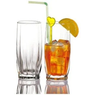Biandeco Highball Glasses Set of 4, Long Drink Tall Glass Cups, Clear Glass  Drinking Glasses, Cocktail, Mojito, Water Glass, Tom Collins Bar Glassware