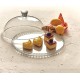 Cake Plate with Dome Lid, Glass Desert Serving Tray and Cover, Pastry Display Server, 12.60 inch Wide Glass Decorative Kitchen Platter for Cupcake Cookies Cheesecake Donut Cake Plate with Dome Lid, Glass Desert Serving Tray and Cover, Pastry Display Server, 12.60 inch Wide Glass Decorative Kitchen Platter for Cupcake Cookies Cheesecake Donut