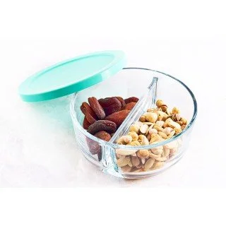 Biandeco Tempered Glass Food Container with Bpa-free Locking Lid